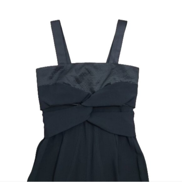 SEE BY CHLOE Black Cocktail Criss Cross Mini Dress Women's Size 6 - Picture 3 of 16